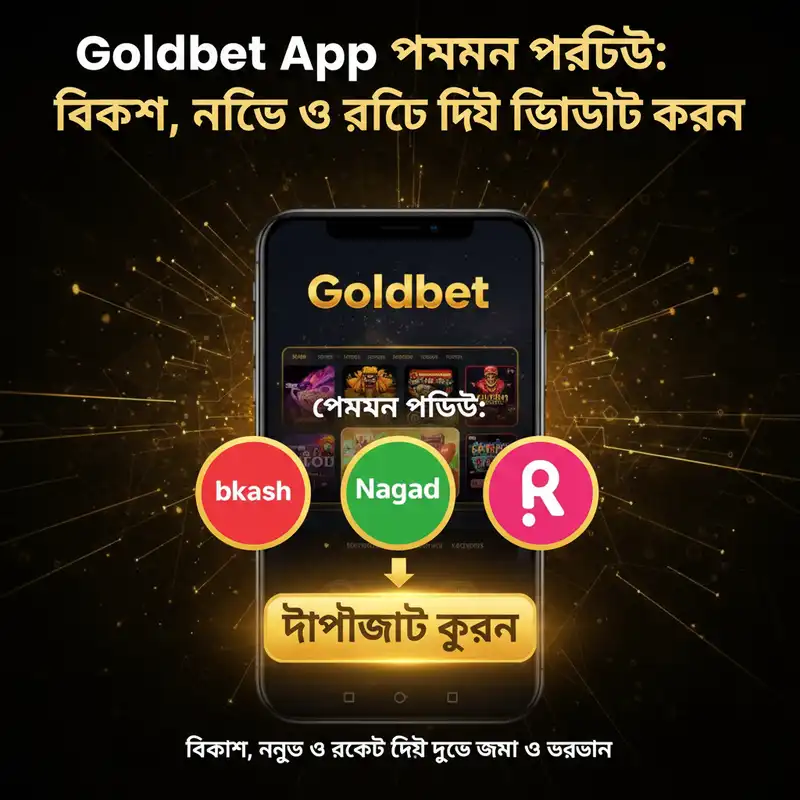Goldbet App payment methods bkash nagad rocket